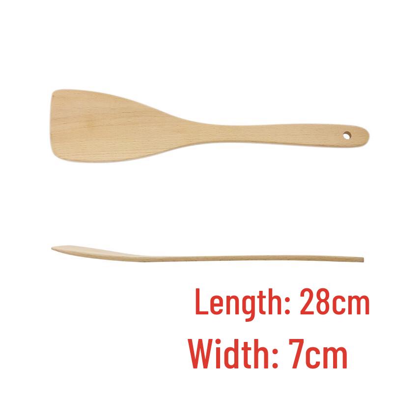 Буковая наклонная деревянная лопатка